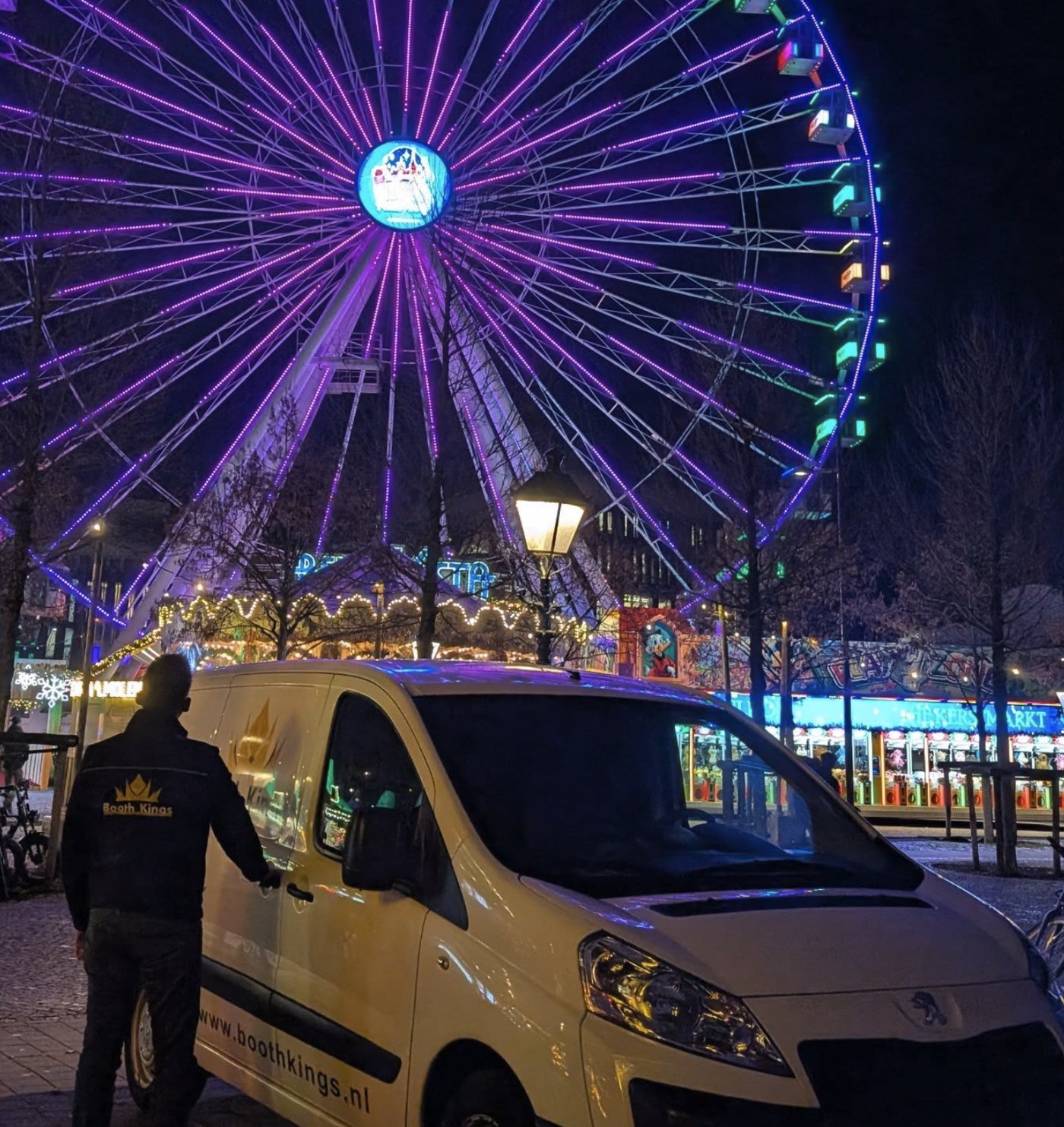 Lightringbooth aan de Parade: kerstfeest L Founders of Loyalty in Den Bosch