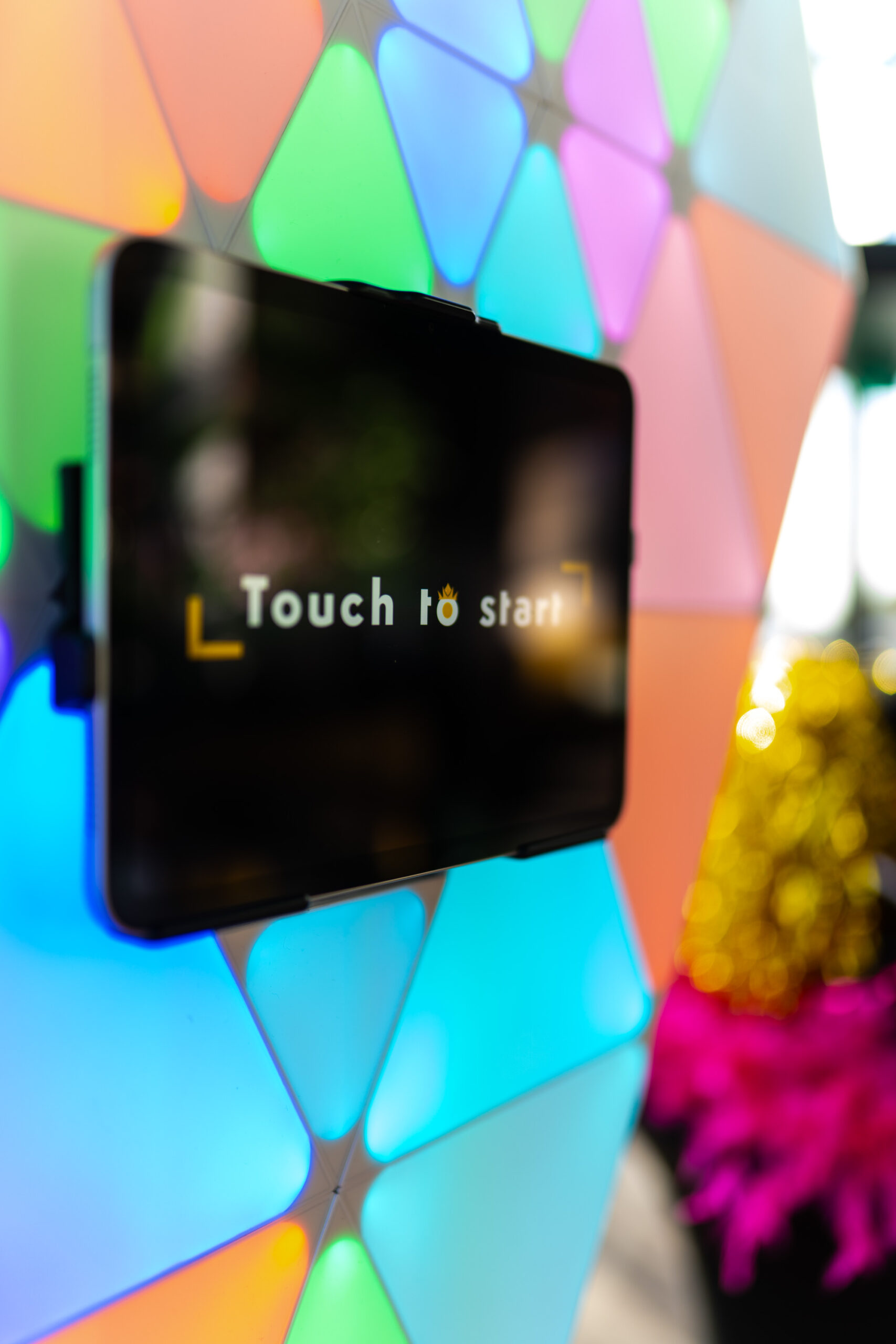 LOVE letters naast de Love photobooth